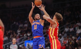 唐斯36+16布伦森34+5 奥孔古31分尼克斯送老鹰6连败