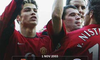 C罗曼联首球22年纪念日父子同时进球！延续传奇，离千球又近一步